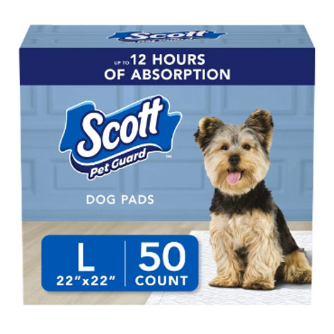 Front image of Scott® Pet Guard Dog Pads packaging