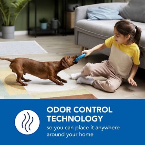 Scott® Pet Guard Dog Pads feature odor control technology so they can be placed anywhere in your home